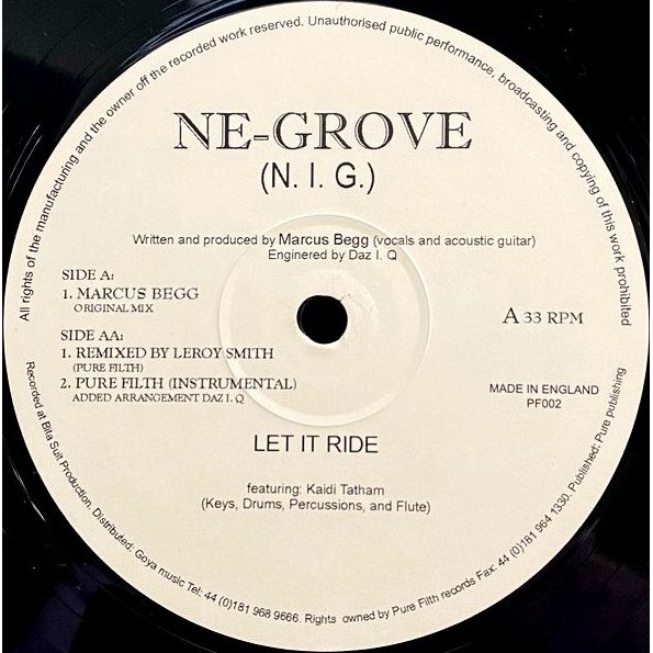Ne-Grove ‎– Let It Ride – Papad Records