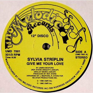 Sylvia Striplin – Give Me Your Love / You Can't Turn Me Away