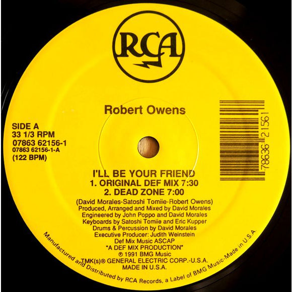 Robert Owens – I'll Be Your Friend