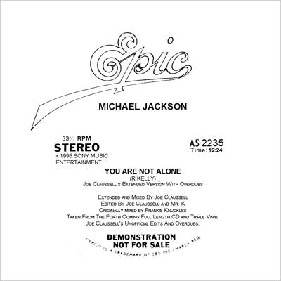 マイケル・ジャクソン You Are Not Alone アナログレコード You Are Not Alone : Michael Jackson | HMV&BOOKS online
