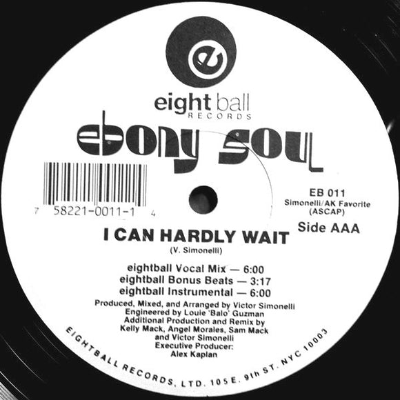 Ebony Soul – I Can Hardly Wait
