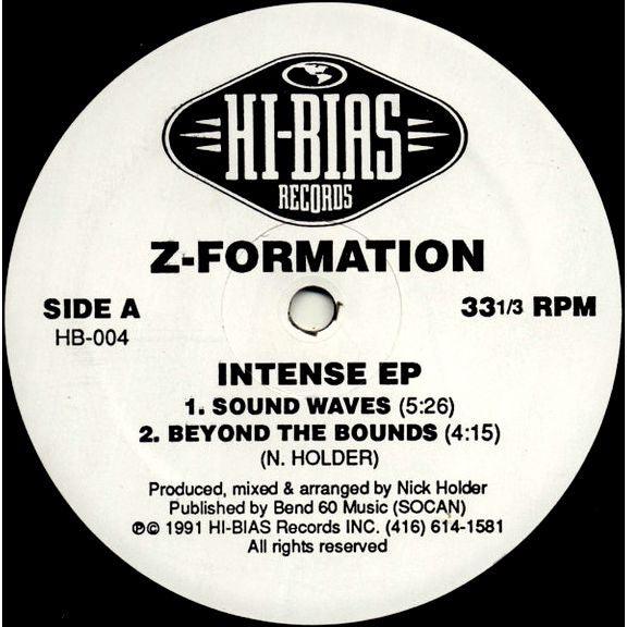 Z-Formation ‎– Intense EP