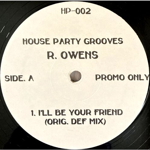 Robert Owens - I'll Be Your Friend