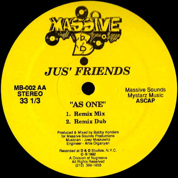 Jus' Friends – As One