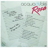 Rosa ‎– Acqua Di Sale