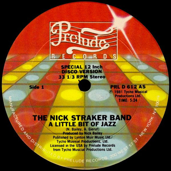Nick Straker Band – A Little Bit Of Jazz