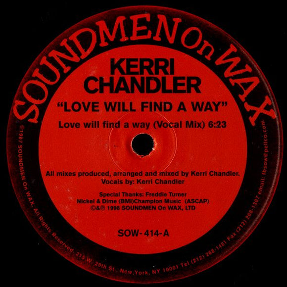 Kerri Chandler – Love Will Find A Way