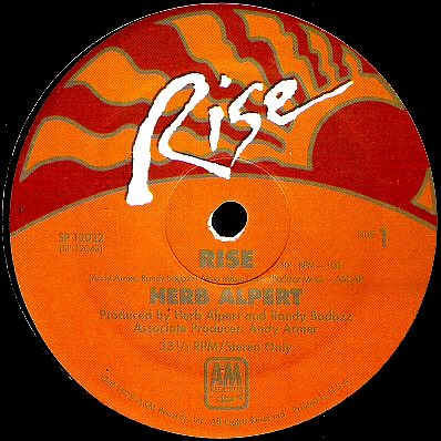 Herb Alpert ‎– Rise / Rotation