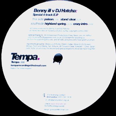 Benny Ill V DJ Hatcha – Special 4 Track EP