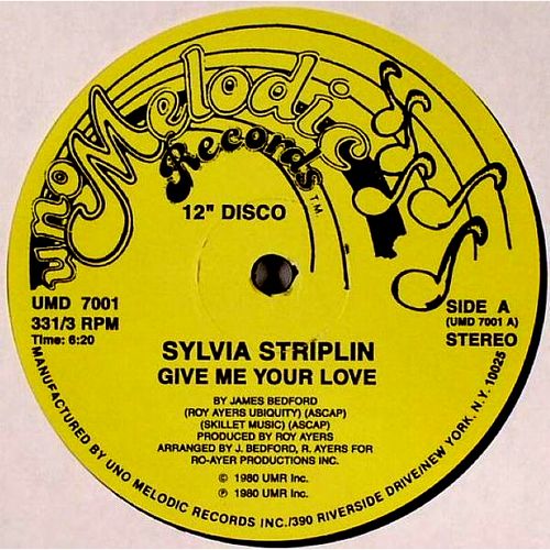 Sylvia Striplin – Give Me Your Love / You Can't Turn Me Away